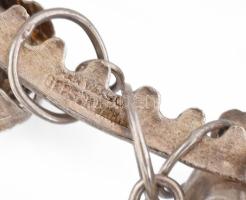 "Penca de Balangandan" ezüst (Ag) Afro-Brazil eredetű amulett típus, charmokkal, jelzett, ...