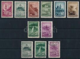 1947 Repülő sor + 3 db tévnyomat (39.000) / Mi 963-970 set + 3 plate varieties