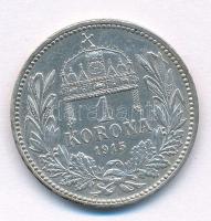 1915KB 1K Ag "Ferenc József" T:AU karc Adamo K5.1