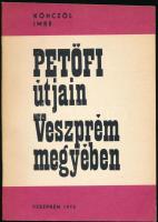 Könczöl Imre: Petőfi útjain Veszprém megyében. Veszprém, 1973. Megjelent 1500 példányban. Kiadói papírkötés, jó állapotban.