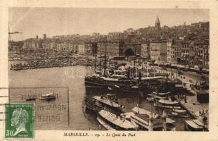 Marseille quay and harbour