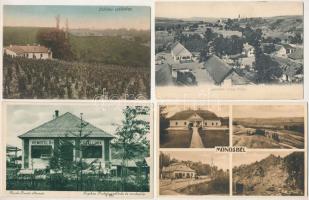 HEVES MEGYE - 66 db régi magyar város képeslap, közte 1 Egerbakta panorámalap / 66 pre-1945 Hungarian town-view postcards, including 1 panoramacard