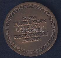 NSZK 1967. "Carl Friedrich, Caroline Luise" Br emlékérem T:2