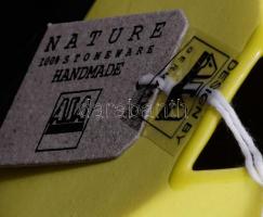 ASA Selection 6 darabos posztmodern sárga design váza szett. Újszerű, eredeti csomagolásában, 9x8 cm