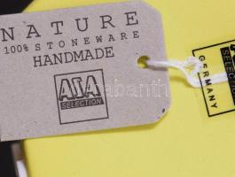 ASA Selection 6 darabos sárga design posztmodern váza szett. Újszerű, eredeti csomagolásában, jelzet...