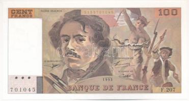 Franciaország 1993. 100Fr T:AU France 1993. 100 Francs C:AU Krause P#154g