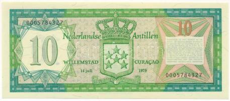 Holland Antillák 1979. 10G T:UNC 
Netherlands Antilles 1979. 10 Gulden C:UNC 
Krause P#16a