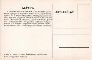 Ismerjük meg hazánkat!... Keressük fel a gyönyörű Mátrát! A Magyar Királyi Államvasutak (MÁV) vasúti...