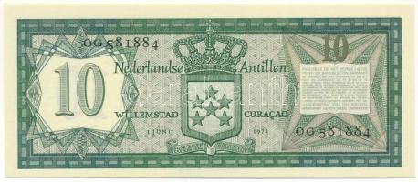 Holland Antillák 1972. 10G T:AU  Netherlands Antilles 1972. 10 Gulden C:AU  Krause P#9b