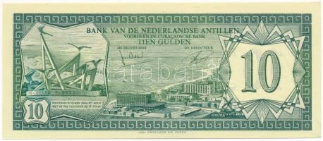 Holland Antillák 1972. 10G T:AU 
Netherlands Antilles 1972. 10 Gulden C:AU 
Krause P#9b
