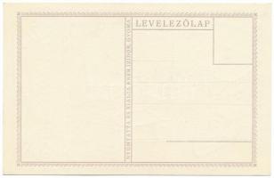 Boldog Karácsonyt! Krampusz. Nyomtatta és kiadja Knerr Izidor, Gyoma / Hungarian art postcard with K...