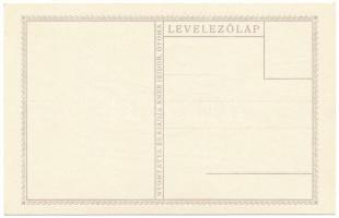 Boldog Karácsonyt! Krampusz. Nyomtatta és kiadja Kner Izidor, Gyoma / Hungarian Christmas art postca...