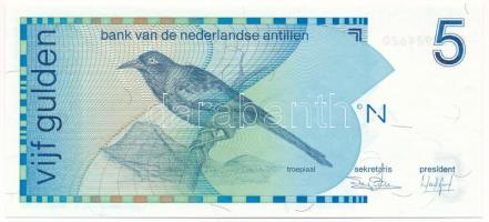 Holland Antillák 1986. 5G T:UNC  Netherlands Antilles 1986. 5 Gulden C:UNC Krause P#22a