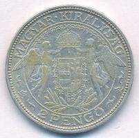 1933. 2P "Madonna" Ag T:XF,VF
Adamo P7