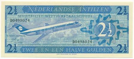 Holland Antillák 1970. 2 1/2G T:UNC Netherlands Antilles 1970. 2 1/2 Gulden C:UNC Krause P#21