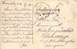 1909 Cs. és kir. távirati ezred vezeték nélküli távíró állomása katonákkal / Drahtlose Telegraphenst...