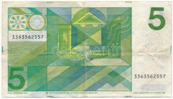 Hollandia 1973. 5G TF tűlyuk
Netherlands 1973. 5 Gulden C:F pinholes
Krause P#95