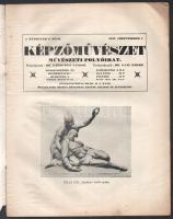 1927 Képzőművészet. Szerk.: Gyöngyösi Nándor. I. évf. 1., 2.,és 4. számok. Kiadói papírkötés, közte ...