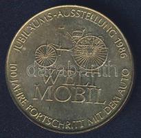NSZK 1986. "Daimler - Benz" fém emlékérem T:2