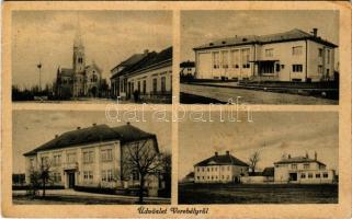 1941 Verebély, Vráble; részletek / multi-view postcard (fl)