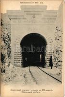 Siberia, Transbaikal Railway, railway tunnel, eastern portal by Yablonovy Mountains