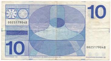 Hollandia 1968. 10G TF 
Netherlands 1968. 10 Gulden C:F 
Krause P#91b