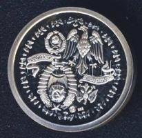 NSZK 1989. "Mihail Gorbacsov" Ag (999) emlékérem 5g tanúsítvánnyal T:PP