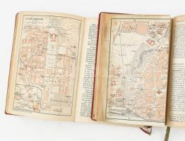 2 db Baedeker útikönyv (Németország): Karl Baedeker: Nordwest-Deutschland. + Süddeutschland. Hanbuch...