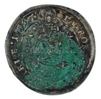 1696K-B 15kr Ag "I. Lipót" Körmöcbánya (6,41g) T:XF,VF patina Hungary 1696K-B 15 Kreuzer A...