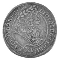 1694K-B 15kr Ag "I. Lipót" Körmöcbánya (5,75g) T:XF / Hungary 1694K-B 15 Kreuzer Ag "Leopold I" Kremnitz / Kremnica (5,75g) C:XF Huszár: 1429., Unger II.: 1064.a