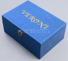 Veroni kétszemélyes kávés készlet, jelzett, hibátlan, díszdobozban