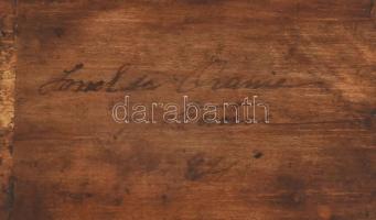 Szent Péter és Szent Pál. Antik ikon, fa, részben kézzel festett, kopással, 22x15 cm