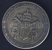 NSZK 1980. "II. János Pál" fém emlékérem T:2+