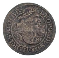 Német Államok / Szilézia 1674SHS 6kr Ag "I. Lipót" (2,60g) T:VF German States / Silesia 1674SHS 6 Kreuzer Ag "Leopold I" (2,60g) C:VF Krause KM#507