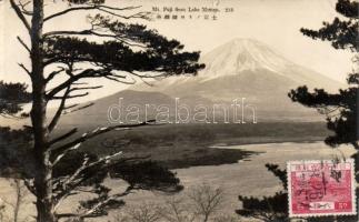 Motosu lake view to the Fuji mountain (small tear EK)