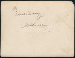 1916 August von Mackensen (1849-1945) porosz majd német tábornok csónakban, eredeti fotó, sarokhibáv...