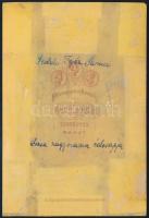 cca 1870 Férfiportré, keményhátú fotó Mayer Sándor resicabányai műterméből, foltos, felületén törésn...