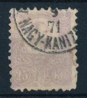 1871 Kőnyomat 25kr P(ÉNZ-UTALVÁNY) / NAGY-KANIZ(SA) (40.000)