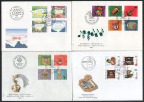 Svájc FDC gyűjtemény kb. 450 db FDC az 1960-2000-es évekből, műanyag dobozban