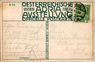 1913 Kampanile. Oesterreichische Adria Ausstellung Wien 1913 Officielle Postkarte A 10. Kilophot GMB...