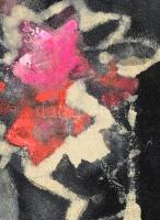 Prohászka József (1886-1964): Rózsacsokor. Olaj, farost, jelzett, hátoldalán címkén feliratozott, 70...