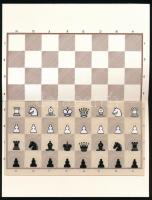 BEAG Elektroakusztikai Gyár reklámos utazó sakk, használatlan állapotban