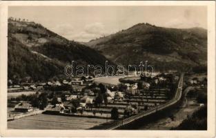 1940 Rahó, Rachov, Rahiv, Rakhiv; Cipcerei, vasútvonal. Feig Bernát kiadása / railway line (EK)