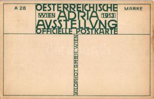 Oesterreichische Adria Ausstellung Wien 1913 Officielle Postkarte A 28. Kilophot GMBH / Austrian Adr...