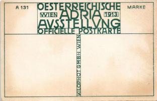 Oesterreichische Adria Ausstellung Wien 1913 Officielle Postkarte A 131. Kilophot GMBH, Wien / Austr...