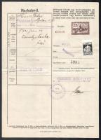 cca 1930 3 db marhalevél