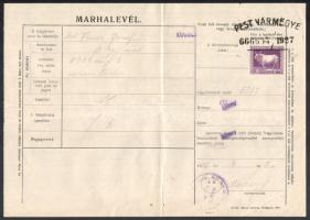 cca 1930 3 db marhalevél