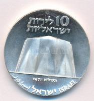 Izrael 1971. 10L Ag "A függetlenség 23. évfordulója / A tudomány az ipar szolgálatában" T:...