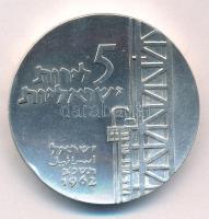 Izrael 1962. 5L Ag "A függetlenség 14. évfordulója / A Negev-sivatag iparosítása" T:UNC,AU...