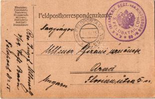 1915 Weihnacht Gruss / Kézzel rajzolt Tábori Postai Levelezőlap / WWI K.u.k. (Austro-Hungarian) mili...